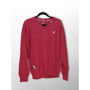 LRG Red V-Neck Sweater - Men's Large - Great Condition